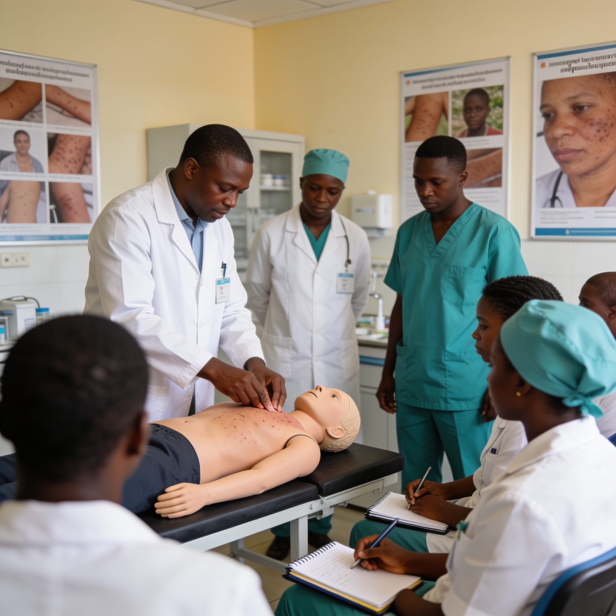 Brazzaville : l’OMS lance une formation inédite pour lutter contre les maladies tropicales négligées cutanées