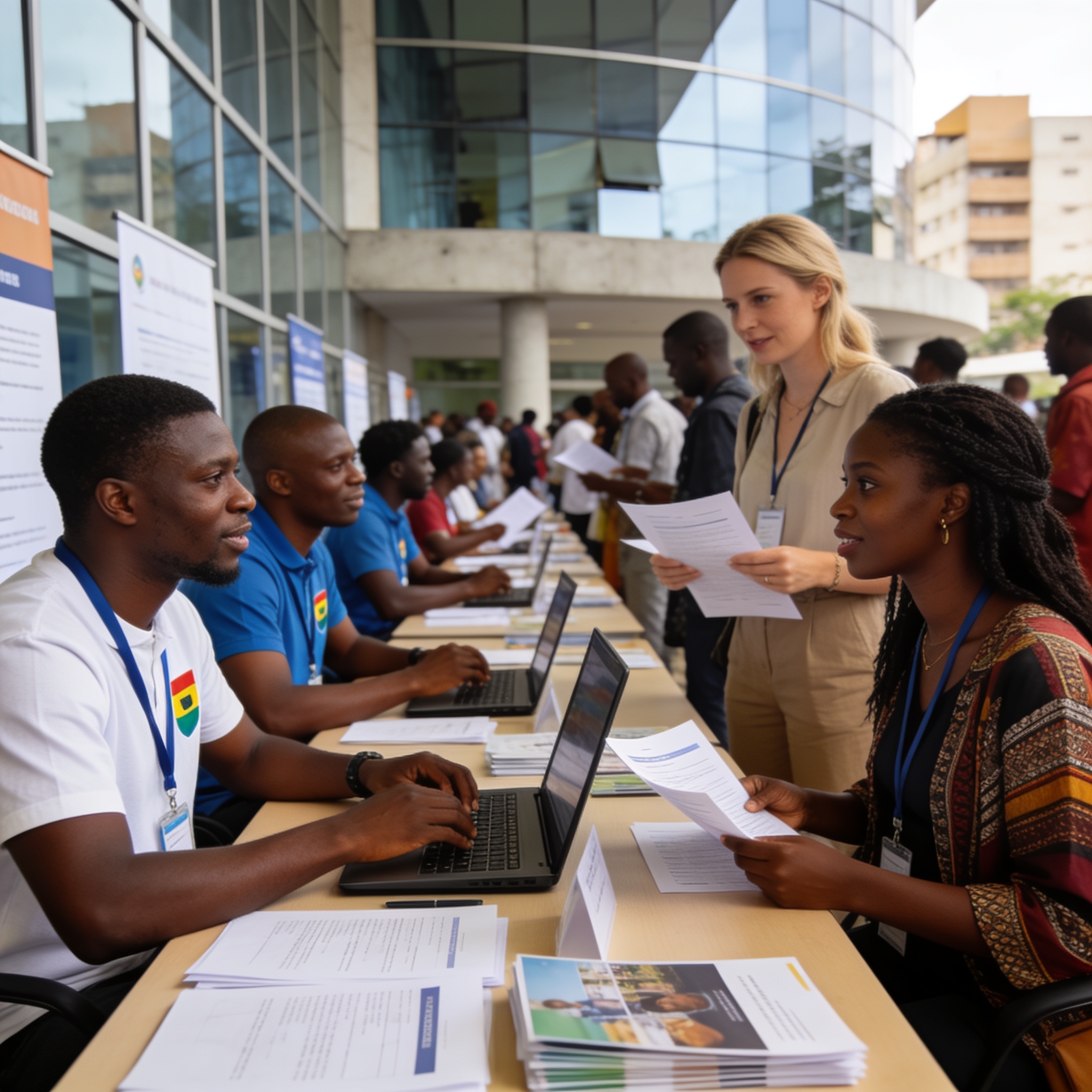 Congo : plus de 6 400 volontaires enregistrés, un salon pour transformer l’engagement en emploi