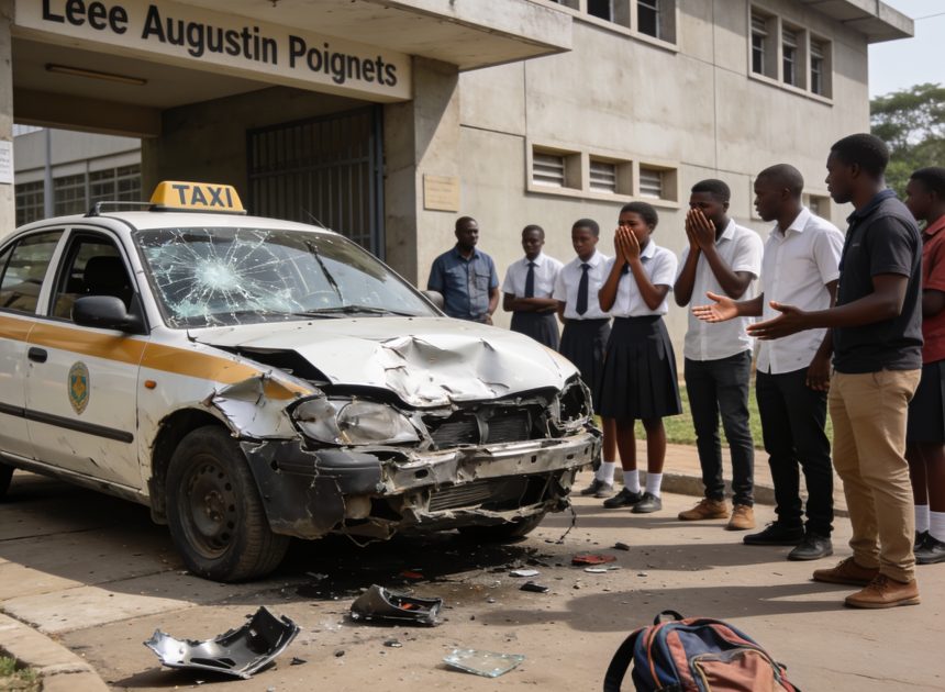 Drame après le BEPC : 4 morts dans un accident de taxi au lycée Augustin Poignet
