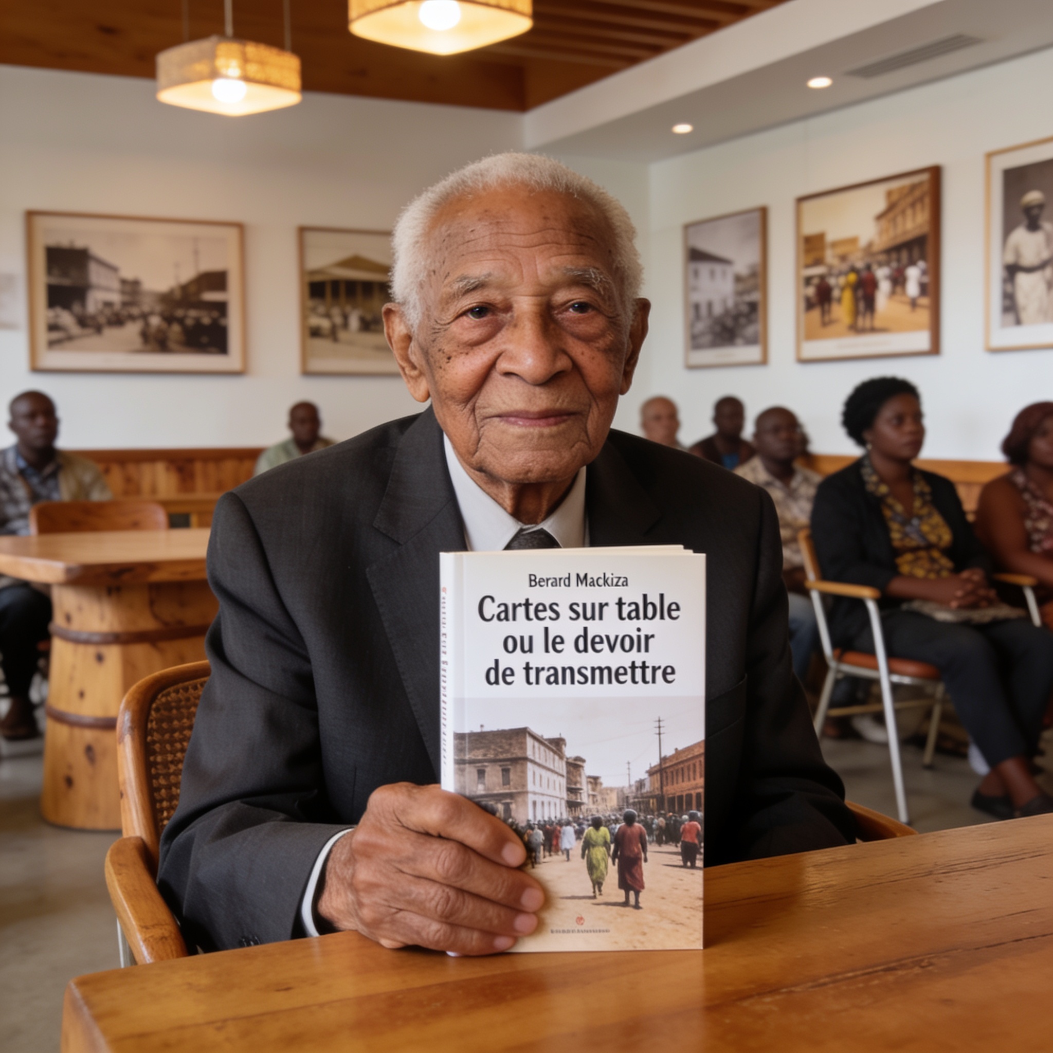 Lancement du livre « Cartes sur table ou le devoir de transmettre » : Bernard Mackiza livre ses mémoires à 92 ans