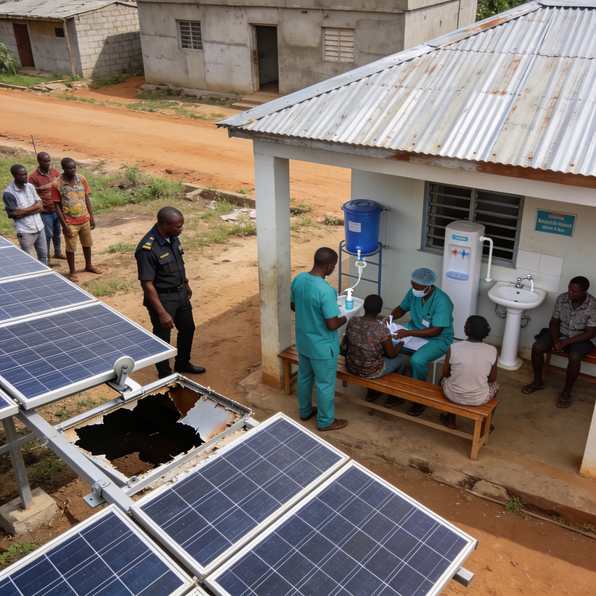 Likouala : le préfet Koumba s’inquiète de la recrudescence des vols de panneaux solaires et de l’épidémie de choléra