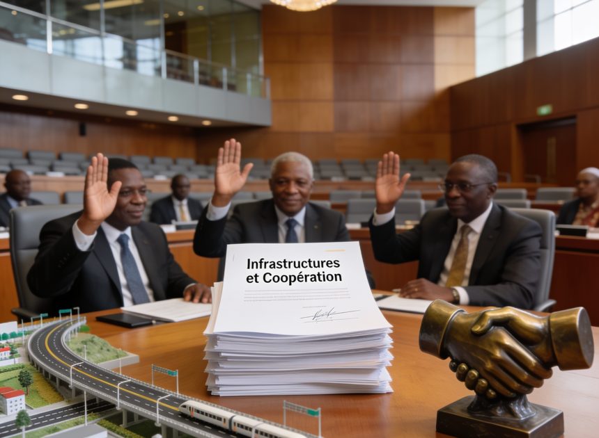 Assemblée nationale : adoption de trois accords clés pour les infrastructures et la coopération