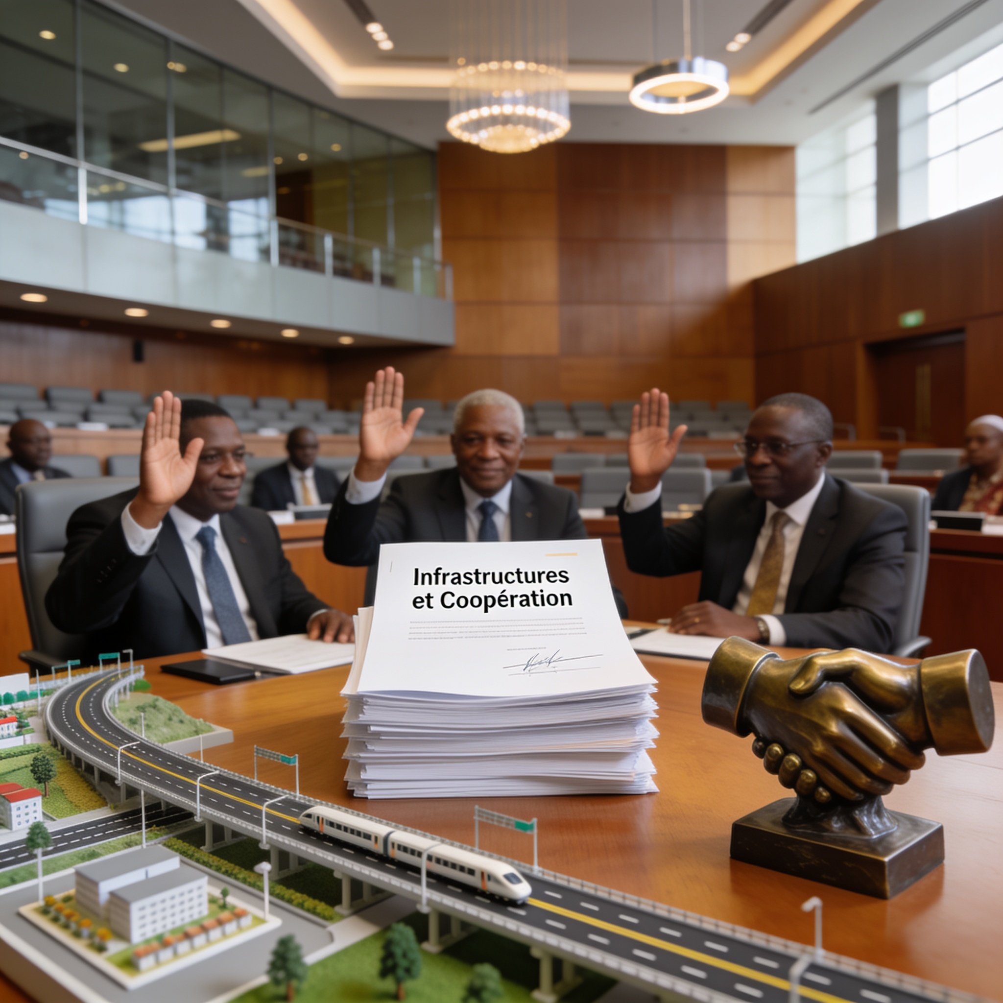 Assemblée nationale : adoption de trois accords clés pour les infrastructures et la coopération